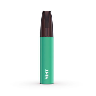 kwaliteit  400mAh Mint Flavor Pods / Rechargeable E Cigarette 1200 Puffs Fabriek
