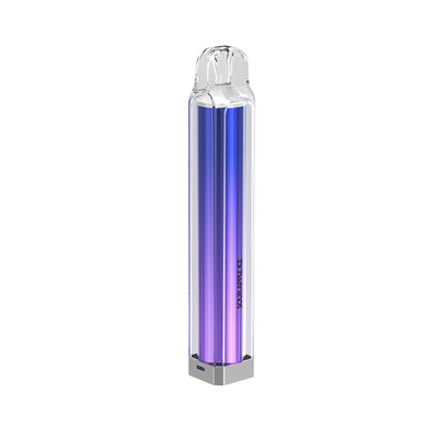 Kleverig draag van de Buis Beschikbare Vape van PC Buiten de Stok Transparante Vierkante Lichtgevend
