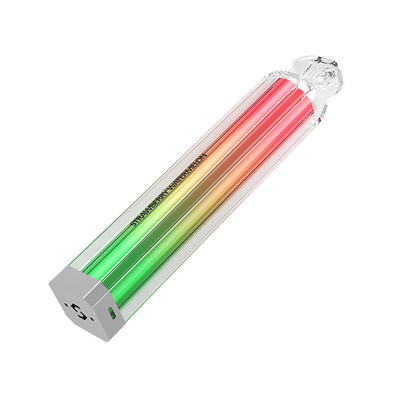 OEM van de Dekkings Elektronische Sigaretten van de Metaalbodem Vierkante Transparante Lichtgevend