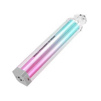 Nieuw Ontwerp Crystal Disposable Vape Bar Up aan 600 Rookwolken met 500mah-Batterij