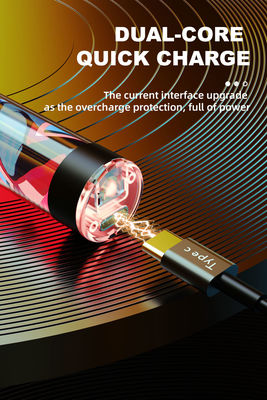 De lichte Lichtgevende e-Sigaret van de Pijp Transparante Shell Colorful Lights van Gidspc