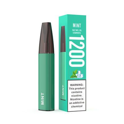 400mAh Peulen van het muntaroma/Navulbare e-Sigaret 1200 Rookwolken