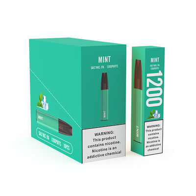 400mAh Peulen van het muntaroma/Navulbare e-Sigaret 1200 Rookwolken