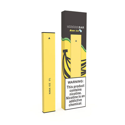 De Peul280mah Batterij van het banaanijs 1.2ml Mini Disposable Electronic Cigarette Vape