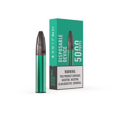 De groene 5000 Vloeistof van PC 4.0ml E van de Rookwolken Navulbare Elektronische Sigaret