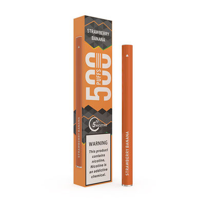 Oranje 280mAh roken Elektronische Sigaret niet Navulbare 1.3ml 500 Rookwolken