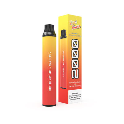 De draagbare 20mm Rookwolken van het Aroma Beschikbare Vape Pen Pod 2000 van de Schakelaarbodem Dubbele